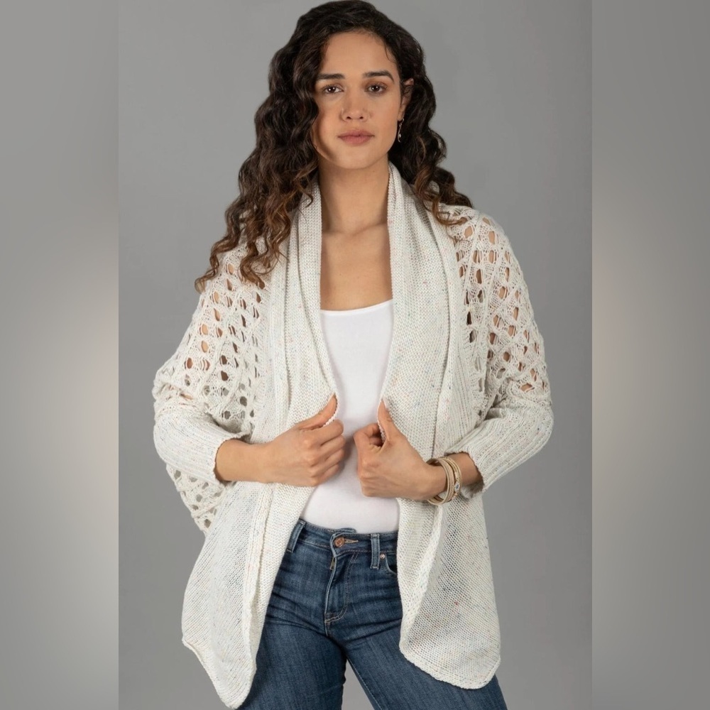 Saachi Cotton Open Knit Sweater